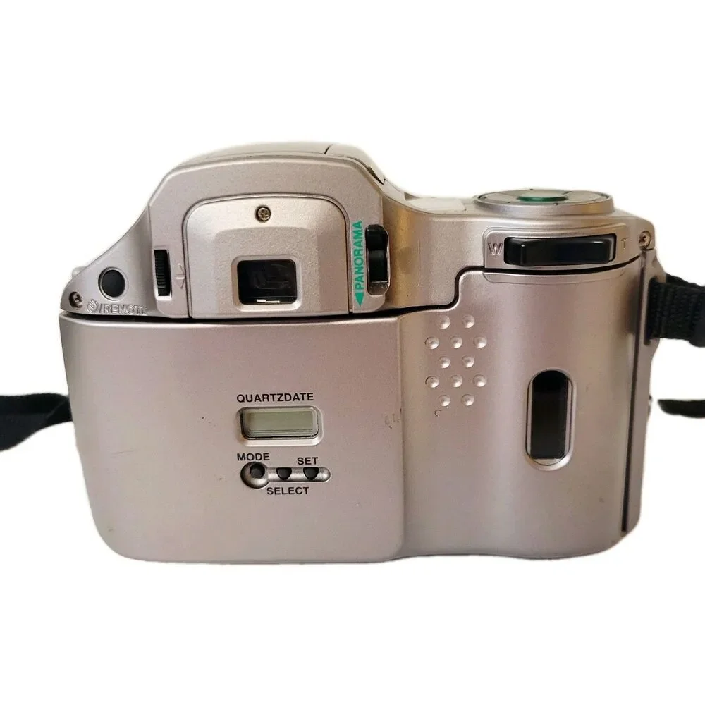 Olympus 35mm Film Camera 28-110mm Zoom Lens 4x Twin Flash Quartzdate w/ Case...